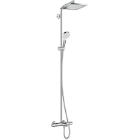 Душевая система для ванны с термостатом Hansgrohe Crometta E 240 1jet Showerpipe 27298000