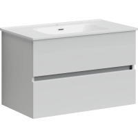 Тумба под раковину SANCOS Urban 790х450х550, c двумя ящиками, белая глянцевая арт. UR80W