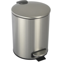 Ведро для мусора Boheme Uno 10426-NB Никель