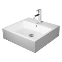 Duravit Vero Air Раковина 50cm, w, с площадкой, с 3 отв. под смеситель, на столешницу, белая