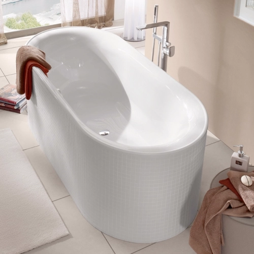 квариловая ванна villeroy & boch cetus ubq175ceu7v-01 175x75 см, белый