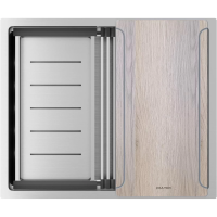 Кухонная мойка Paulmark Next-Multi Sink PM785445-BS 54x45 см, нержавеющая сталь