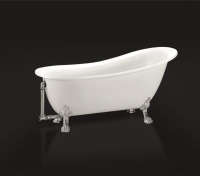 Акриловая ванна BelBagno BB06-1550 155x76 Белая