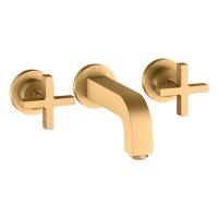 Смеситель Axor Citterio для раковины, встраиваемый, излив: 16.2см., цвет: шлифованная медь