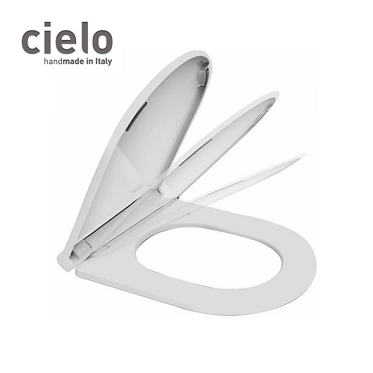 сиденье для унитаза cielo smile cpvsmnewf tl с микролифтом, цвет talco