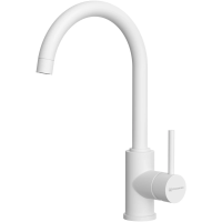 Смеситель Omoikiri Shinagawa-P 4974108 для кухни, белый