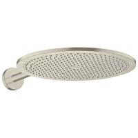 Верхний душ Axor ShowerSolutions 26034820 с настенным держателем шлифованный никель