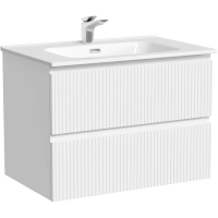 Тумба под раковину Sancos Snob T SNT70W 69 см, подвесная, белый матовый