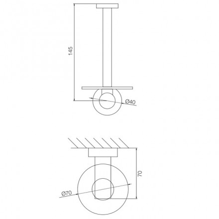 Держатель туалетной бумаги Fima Carlo Frattini Rotola F6005/2CR