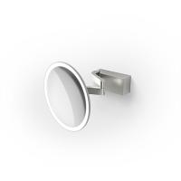 Косметическое зеркало Decor Walther Vision R 5X 0123176 настенное, с LED-подсветкой, увел. х5, двойной рычаг, матовая нержавеющая сталь
