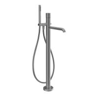 Смеситель для ванны Gessi Habito Diamantao 70628#031 напольный, с ручным душем, цвет хром