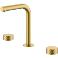 Смеситель для раковины Boheme Stick Diamond 152-MG.1 золотой матовый