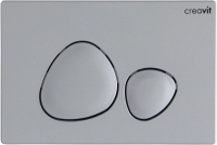 Кнопка для инсталляции Creavit Spa GP7002.00 серый матовый