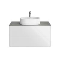 Тумба под раковину Kerama Marazzi Plaza Modern PLB.M.100.2\WHT.V 100 подвесная, 2 ящика, белый