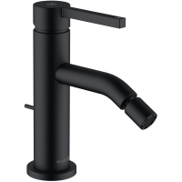 Смеситель Kludi Nova Fonte 202163915 для биде, с донным клапаном, черный матовый