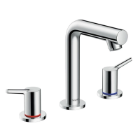 Смеситель для раковины, на 3 отверстия, с донным клапаном Hansgrohe Talis S 72130000