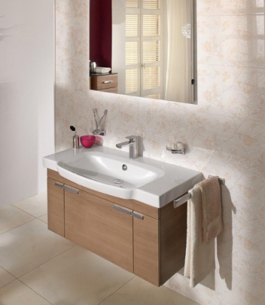 раковина полувстраиваемая villeroy & boch sentique 5142 80 01 alpin