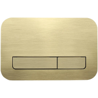 Кнопка смыва для инсталляции Veconi Flush V12 для унитаза, пластик, цвет золото брашинг