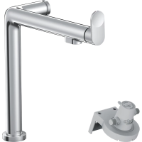 Смеситель для кухни с подключением к фильтру Hansgrohe Aqittura M91 FilterSystem 240 76804000, хром