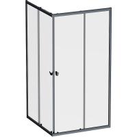 Душевой уголок AM.PM Sunny 120х90 W87G-403-12090-BT профиль Черный матовый стекло прозрачное