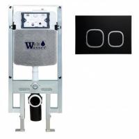 Инсталляция для унитазов WeltWasser WW AMBERG 497 ST BL с черной кнопкой смыва