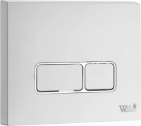 Кнопка смыва WeltWasser WW Marberg 410 SE GL-WT белая глянцевая
