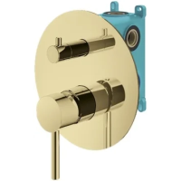 Смеситель для ванны Plumberia Selection IXO KIT1901OR встраиваемый, золотой