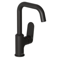 Смеситель для раковины Kludi X1 320283975 черный матовый