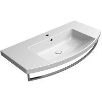 Раковина GSI Norm 8643111 подвесная, 100x52 см, Bianco lucido (Белый глянец)