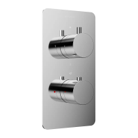 Смеситель Aqueduto Aceno ACE0300 для ванны, термостат, встраиваемый, на 3 потребителя, хром