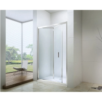 Душевая дверь Berges Legos LS-4 062028 90 см, профиль хром, стекло прозрачное