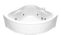 Акриловая ванна Bas Империал 150x150 (ВГ00070), гидромассажная