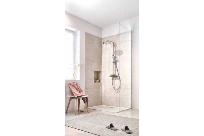 Tempesta cosmopolitan 250 душевая система. Grohe 26666000. Grohe 26670000. Grohe Tempesta 250 26666000.