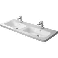 Раковина полувстраиваемая Duravit DuraStyle 2338130000, двойная, цвет белый