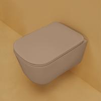 Унитаз подвесной Kerasan Tribeca 511488 безободковый, c креплением WB9N, цвет: Bruno matt