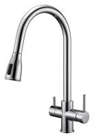 Смеситель для кухни Paulmark Lange La214212-CR с подключением к фильтру, цвет хром