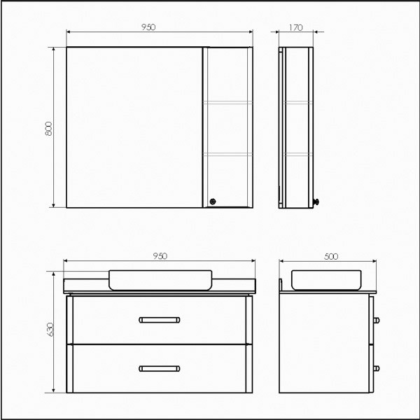 зеркальный шкаф comforty амстердам 95 белый глянец