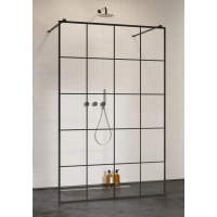 Неподвижная перегородка Radaway Modo New Black I Factory 120 388124-54-57 прозрачное