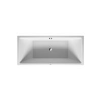 Ванна Duravit Vero Air 700418000000000 акриловая, отдельностоящая, с бесшовной панелью и рамой, с 2 наклонами для спины, 180x80 см, белый