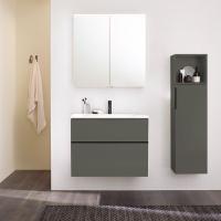 Тумба c раковиной Burgbad Eqio SHBT092F2010G0252C0001*1, 92 см, подвесная, цвет серый