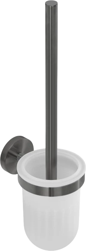 Ёршик для унитаза Cezares Relax RELAX-TBS-V-GM настенный, оружейная сталь