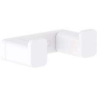 Крючок Hansgrohe AddStoris 41755700 двойной, для ванны, белый матовый
