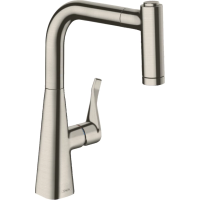 Смеситель для кухни Hansgrohe Metris M71 73800800, сталь
