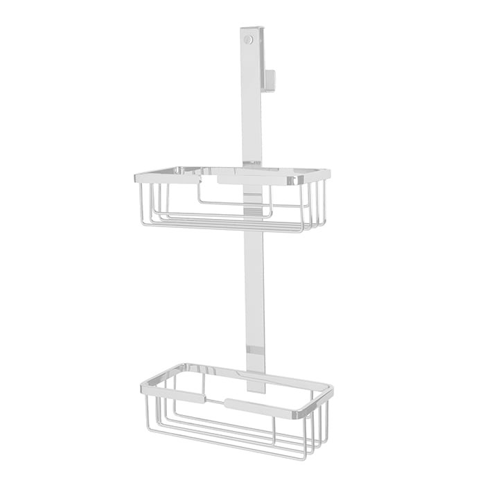 Полочка-корзинка двойная 3SC APPY APPY2BO белая