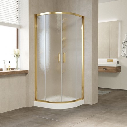 душевой уголок vegas glass zs 90 09 02 профиль золото, стекло, стекло шиншилла
