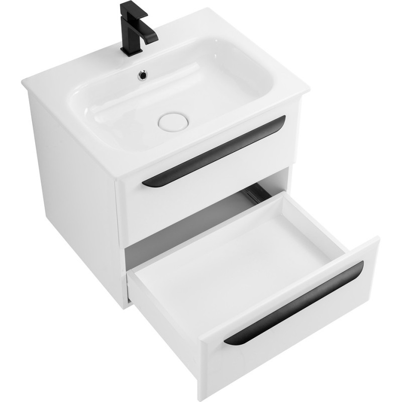 тумба bianco opaco 57 cezares eco eco-cer-600-2c-so-bo