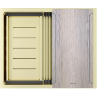 Кухонная мойка Paulmark Next-Multi Sink PM785445-LG 54x45 см, светлое золото