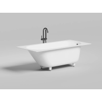 Ванна из литьевого мрамора Salini S-Stone Ornella 102324M 170x80 см, белый матовый