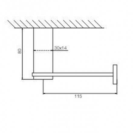 Держатель туалетной бумаги Fima Carlo Frattini Quadra F6025/1CR