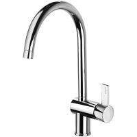 Смеситель Paffoni Rock RO180CR для кухни, хром глянцевый